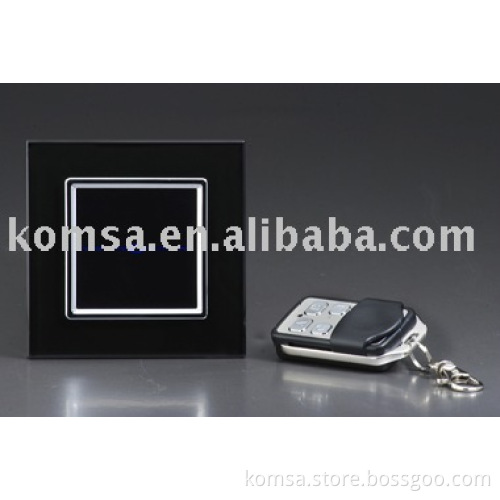 Intelligent switch with touch panel and remote control